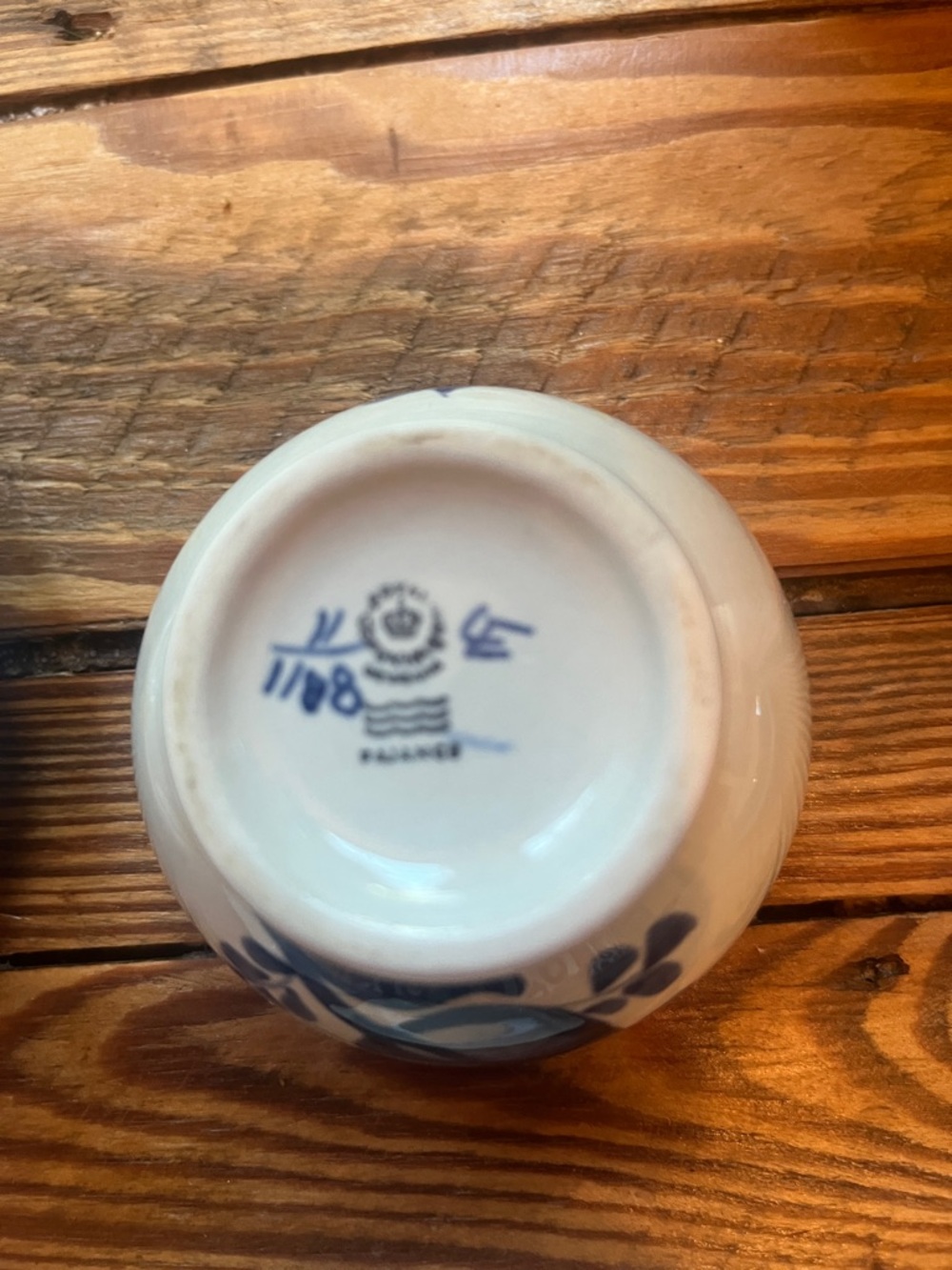 Royal Copenhagen Tranquebar Blue  Condiment Set - Picture 2 of 3